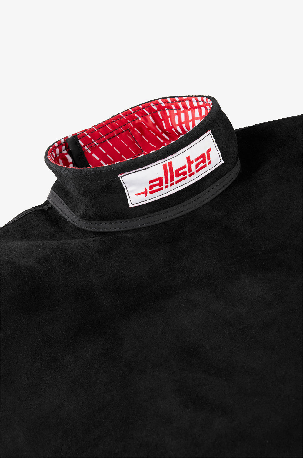 Plastron cuir manches longues dame