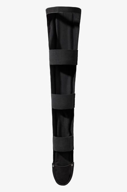 Jambe de leçon avec pied cuir